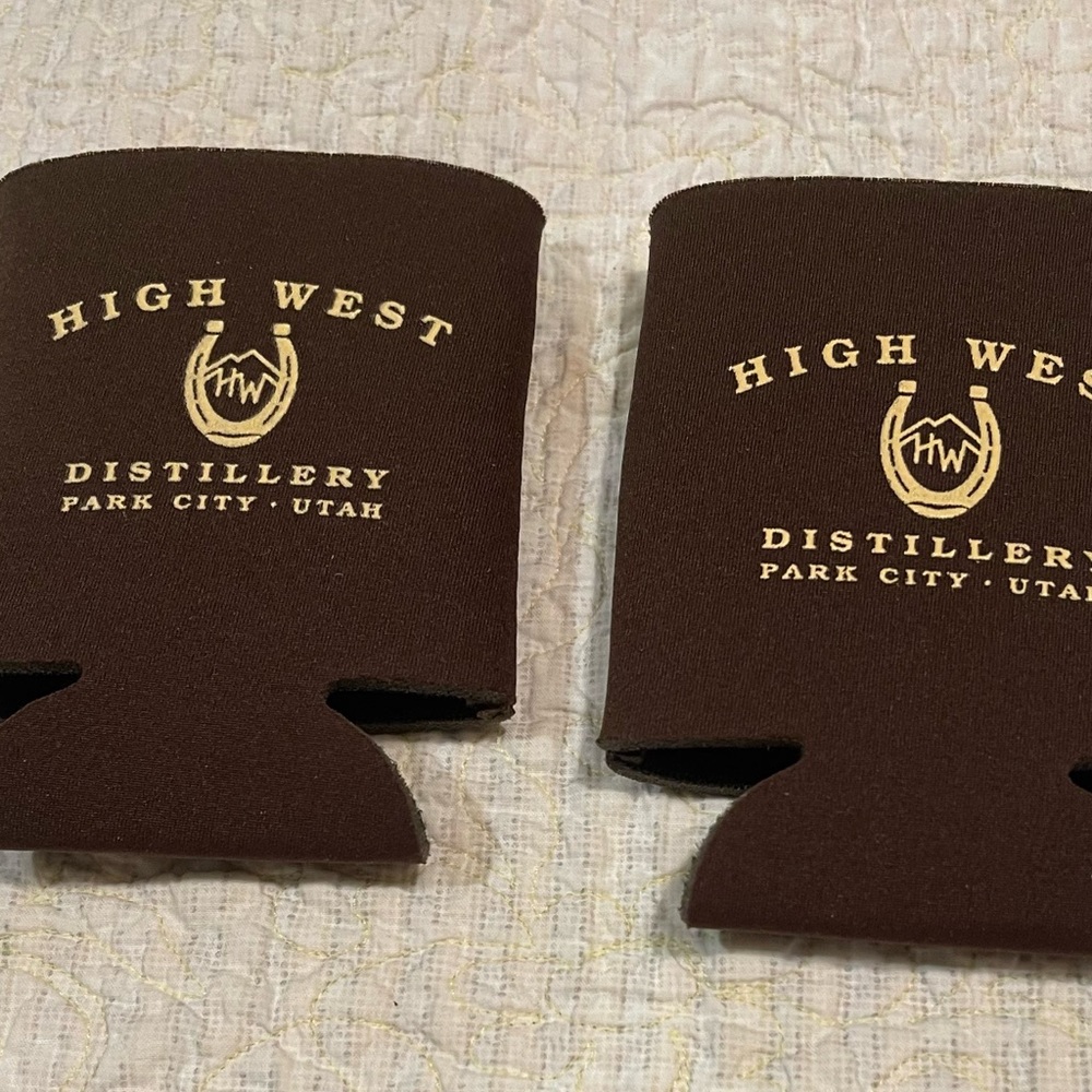 High West Distillery Brown Can Coolers